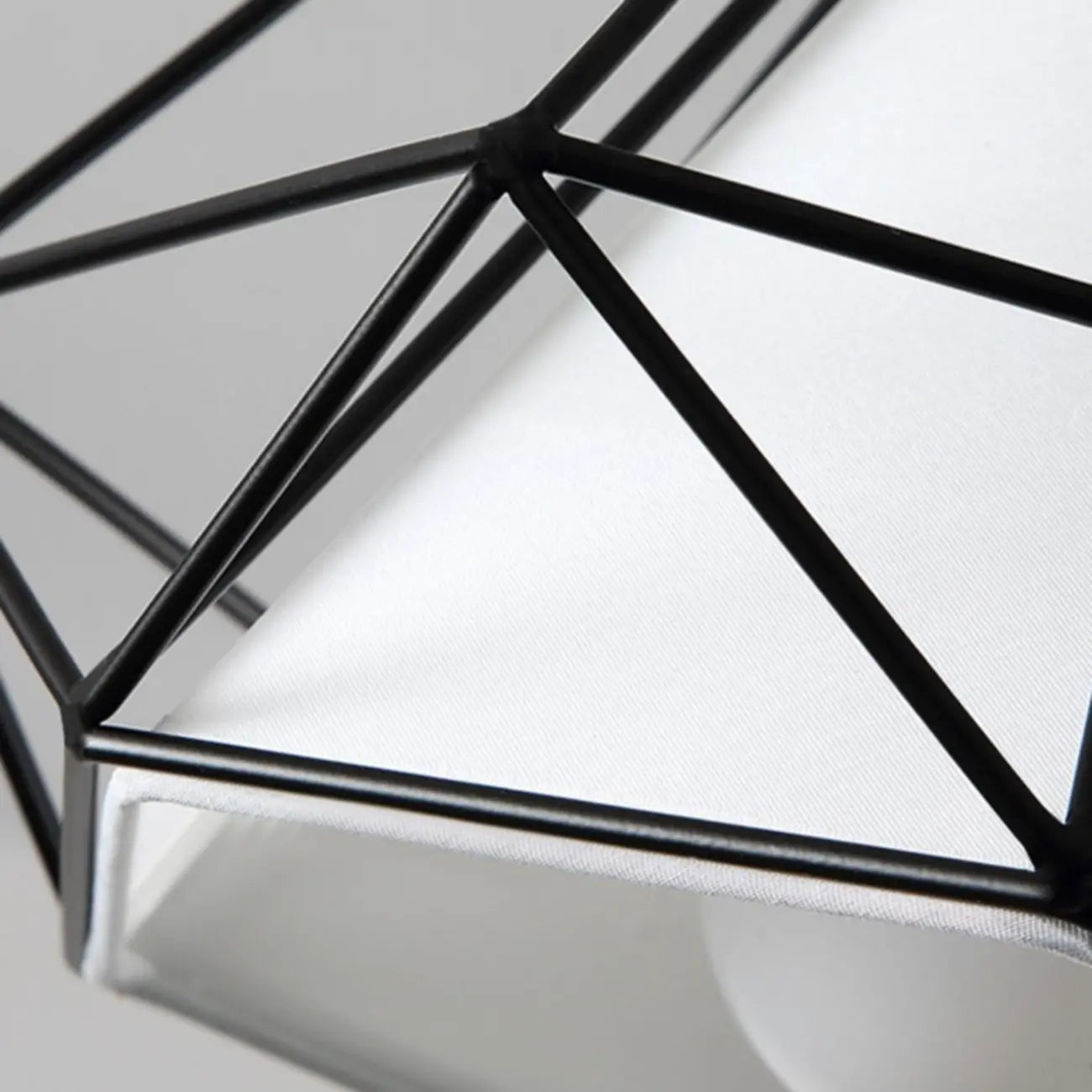 Plafonnier LED semi-encastré en tissu de 10,5 pouces pour couloir