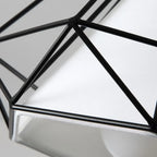 Plafonnier LED semi-encastré en tissu de 10,5 pouces pour couloir