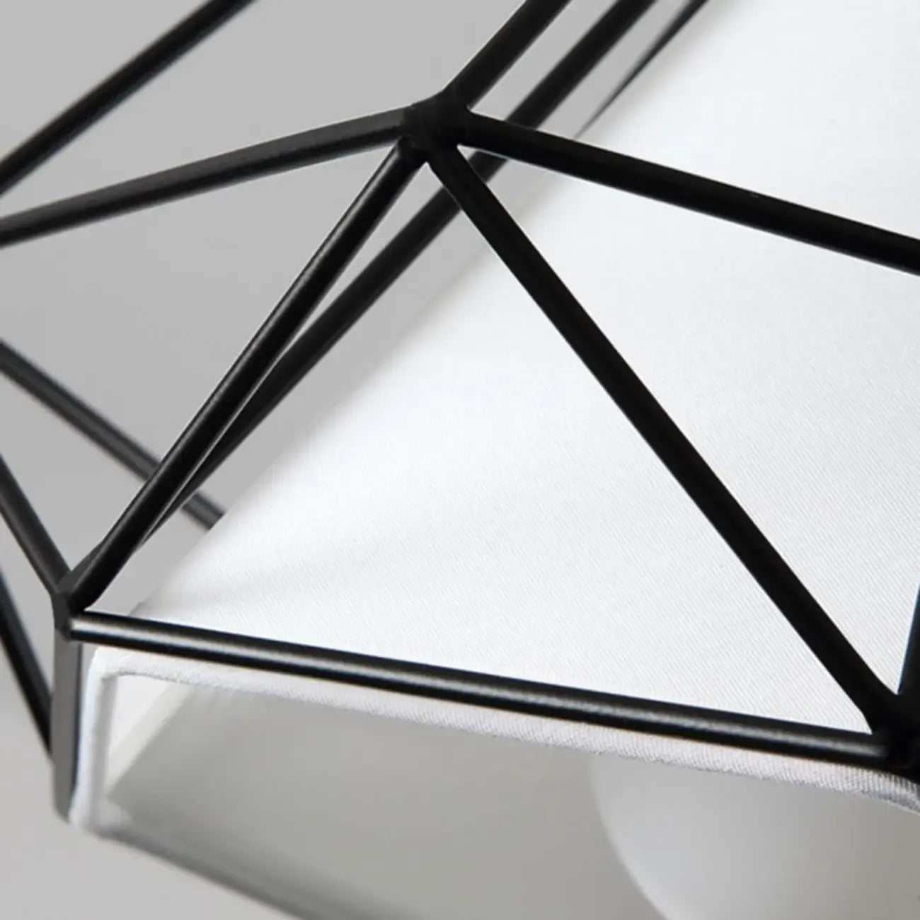 Plafonnier LED semi-encastré en tissu de 10,5 pouces pour couloir