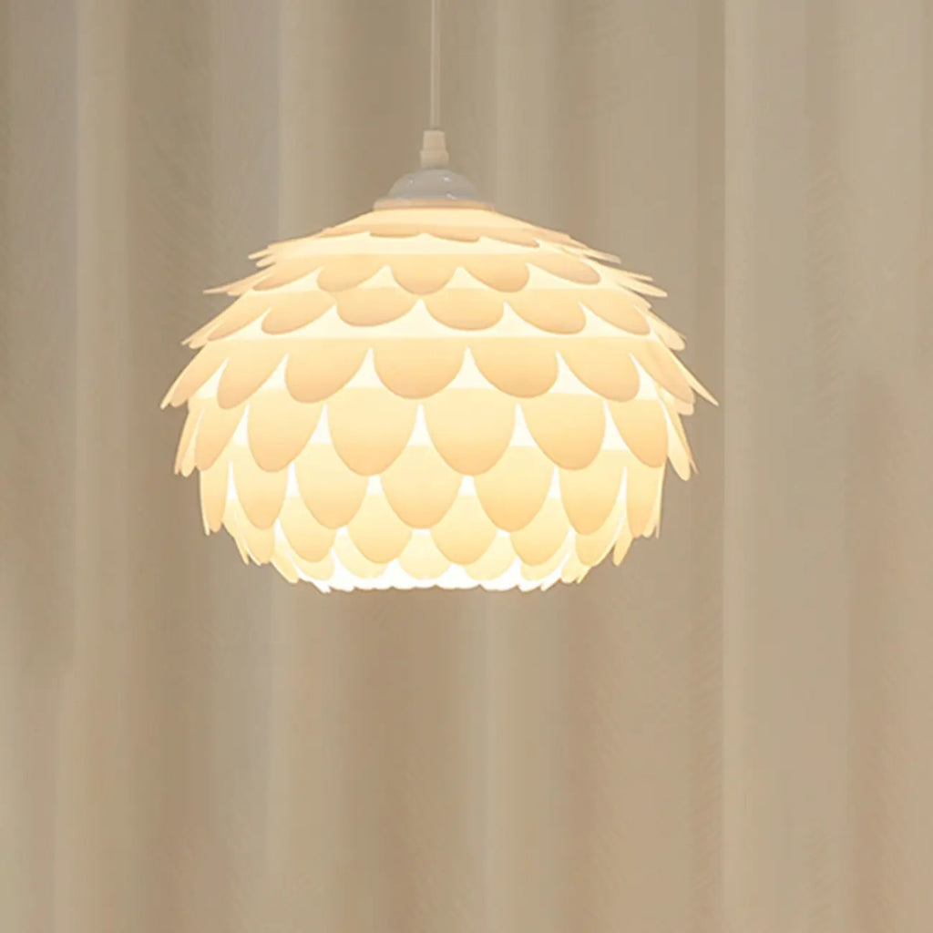 Lampadaire arqué moderne chromé blanc avec abat-jour en forme de fleur