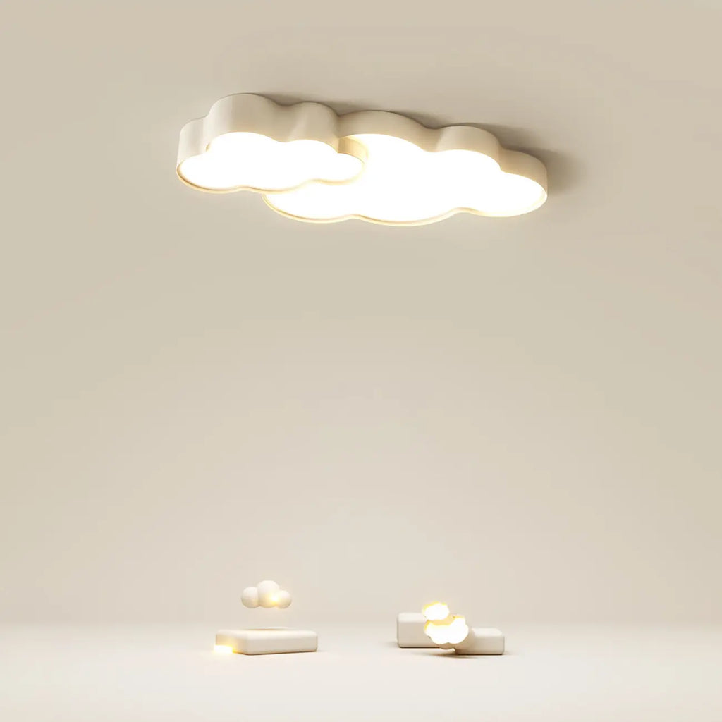Plafoniera LED dimmerabile a nuvola da 21,5W per creare atmosfera in camera da letto