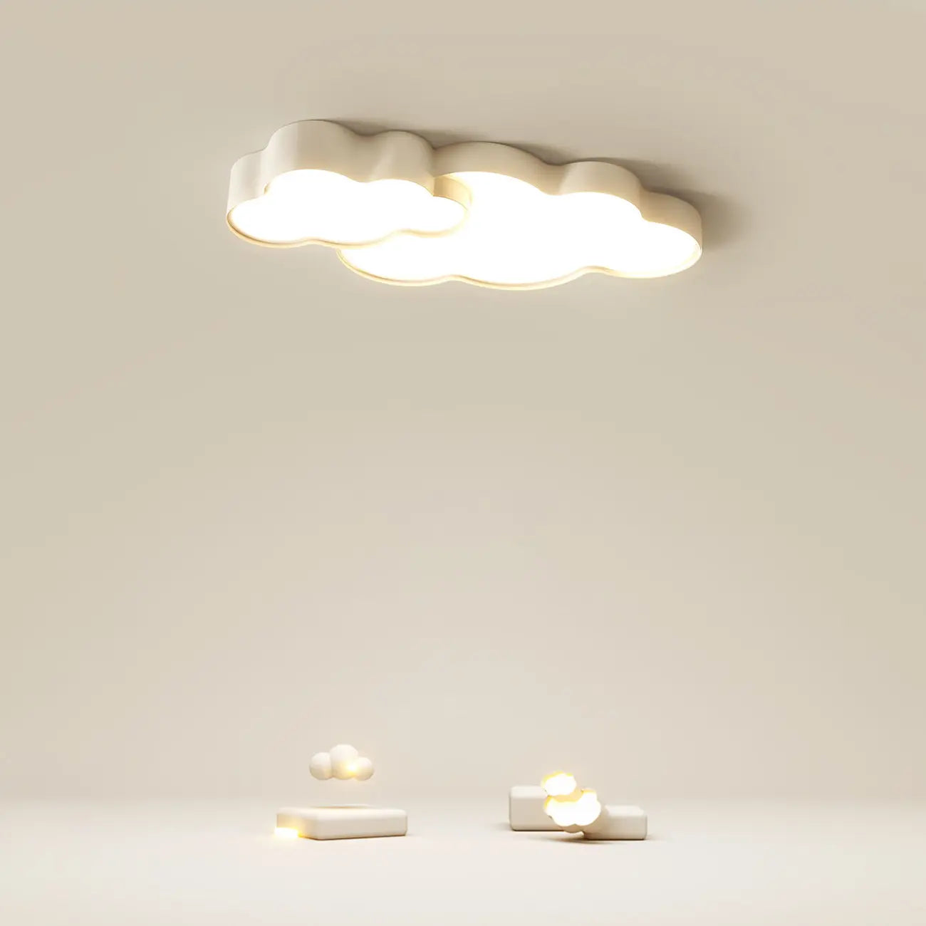 Plafoniera LED dimmerabile a nuvola da 21,5W per creare atmosfera in camera da letto