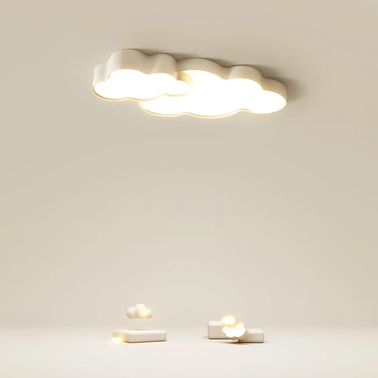 Plafoniera LED dimmerabile a nuvola da 21,5W per creare atmosfera in camera da letto