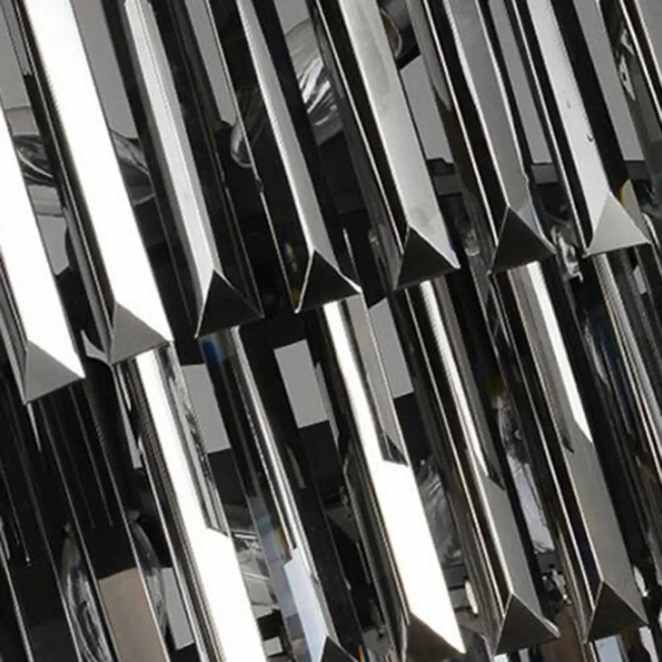 Suspension moderne à deux niveaux en cristal pour îlot de cuisine