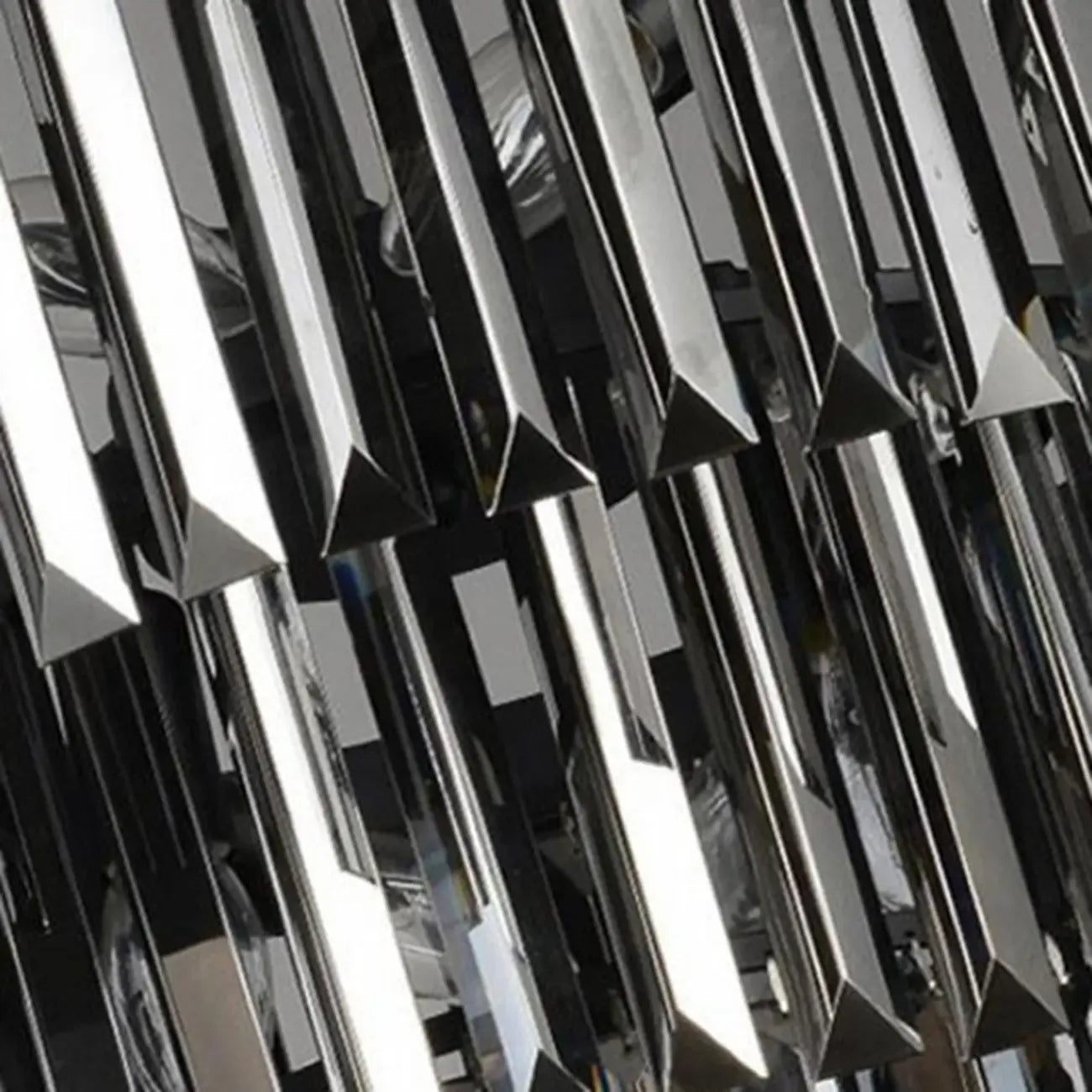 Suspension moderne à deux niveaux en cristal pour îlot de cuisine