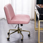 Fauteuil de bureau pivotant élégant, revêtu de lin gris