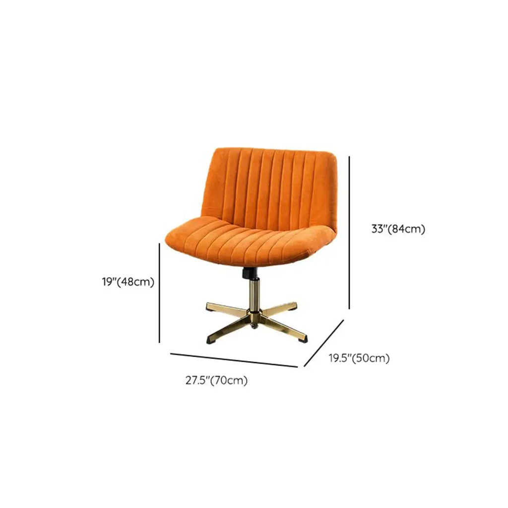 Fauteuil de bureau pivotant élégant, revêtu de lin gris