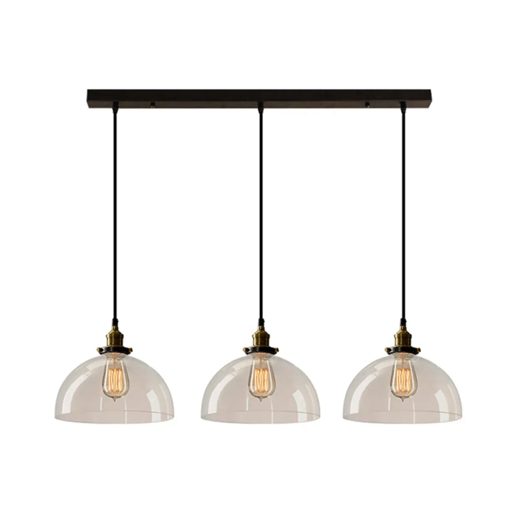 Lampadario a sospensione moderno in vetro geometrico per zona cucina