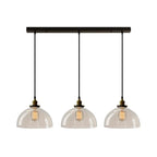 Lampadario a sospensione moderno in vetro geometrico per zona cucina