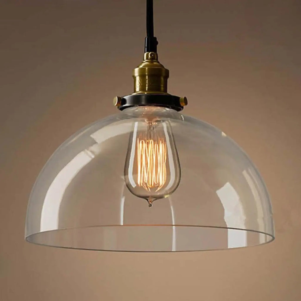 Lampadario a sospensione moderno in vetro geometrico per zona cucina