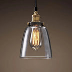 Lampadario a sospensione moderno in vetro geometrico per zona cucina