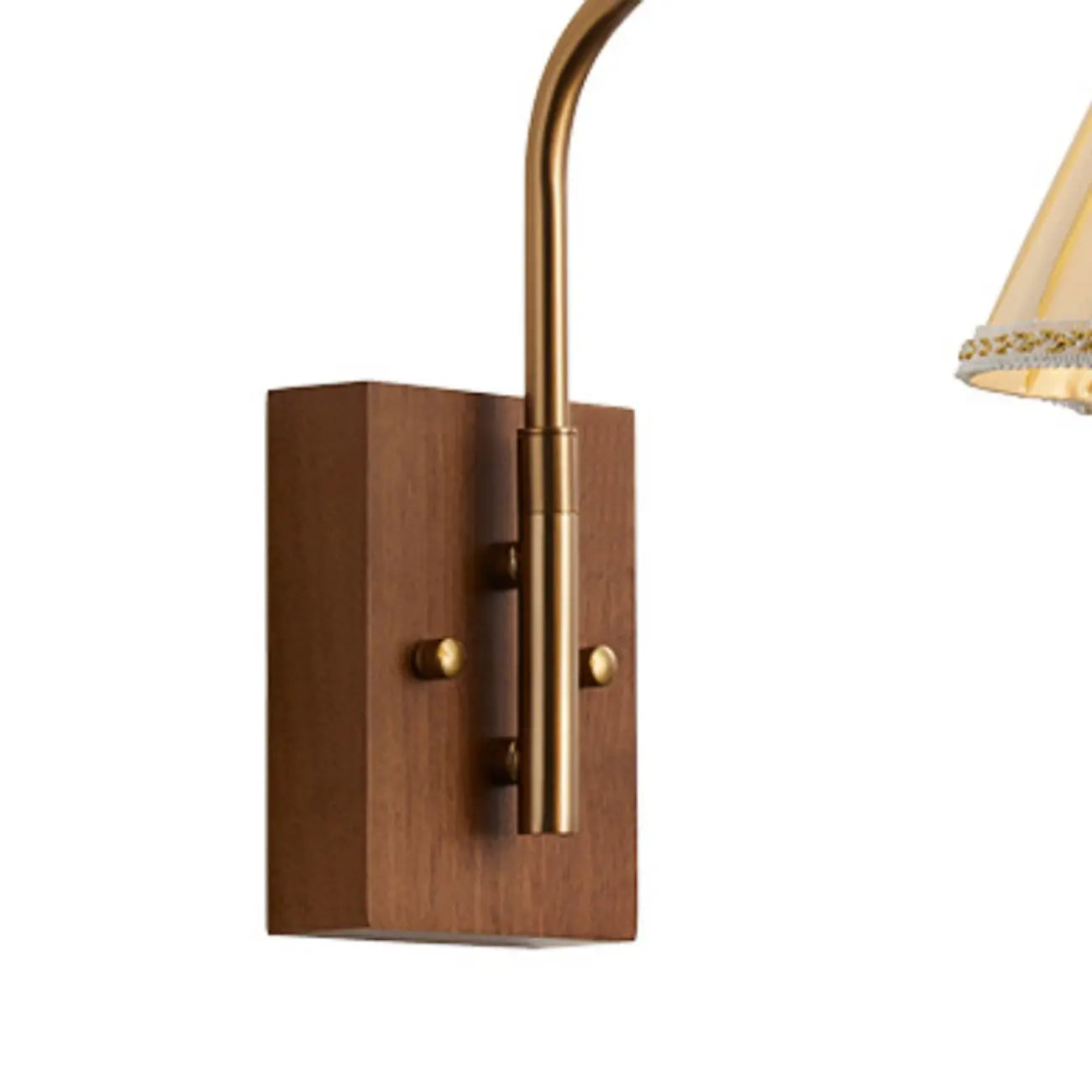 Lampada da Parete da Soggiorno Moderna con Paralume in Tessuto Plissettato