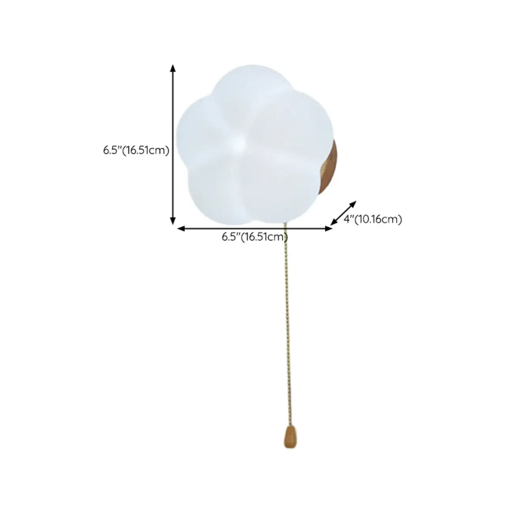 Applique da parete a forma di nuvola da 5 a 9 pollici per illuminazione da camera da letto