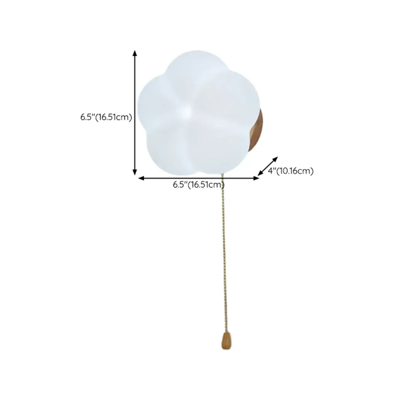 Applique da parete a forma di nuvola da 5 a 9 pollici per illuminazione da camera da letto