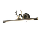 Applique murale LED tubulaire en forme de bois de cerf durable avec abat-jour en acrylique pour chambre