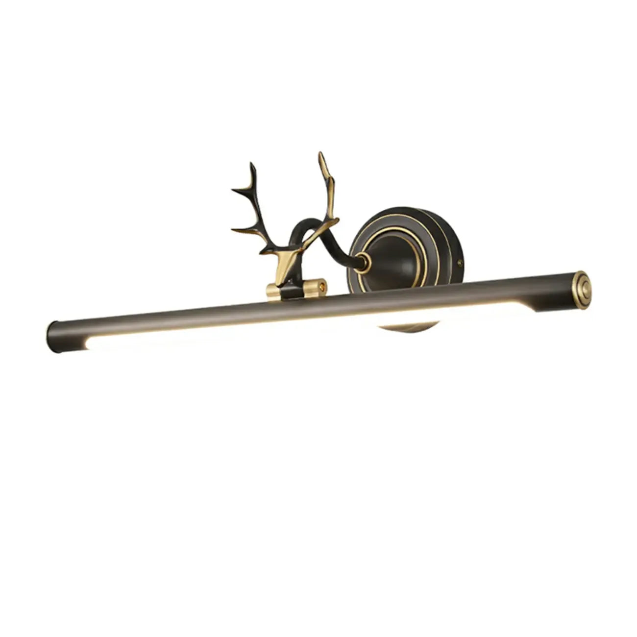 Applique murale LED tubulaire en forme de bois de cerf durable avec abat-jour en acrylique pour chambre