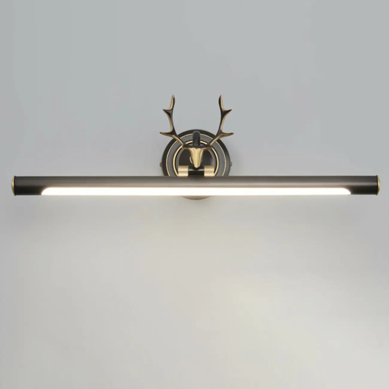 Applique murale LED tubulaire en forme de bois de cerf durable avec abat-jour en acrylique pour chambre