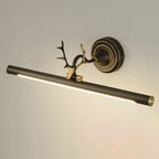 Applique murale LED tubulaire en forme de bois de cerf durable avec abat-jour en acrylique pour chambre