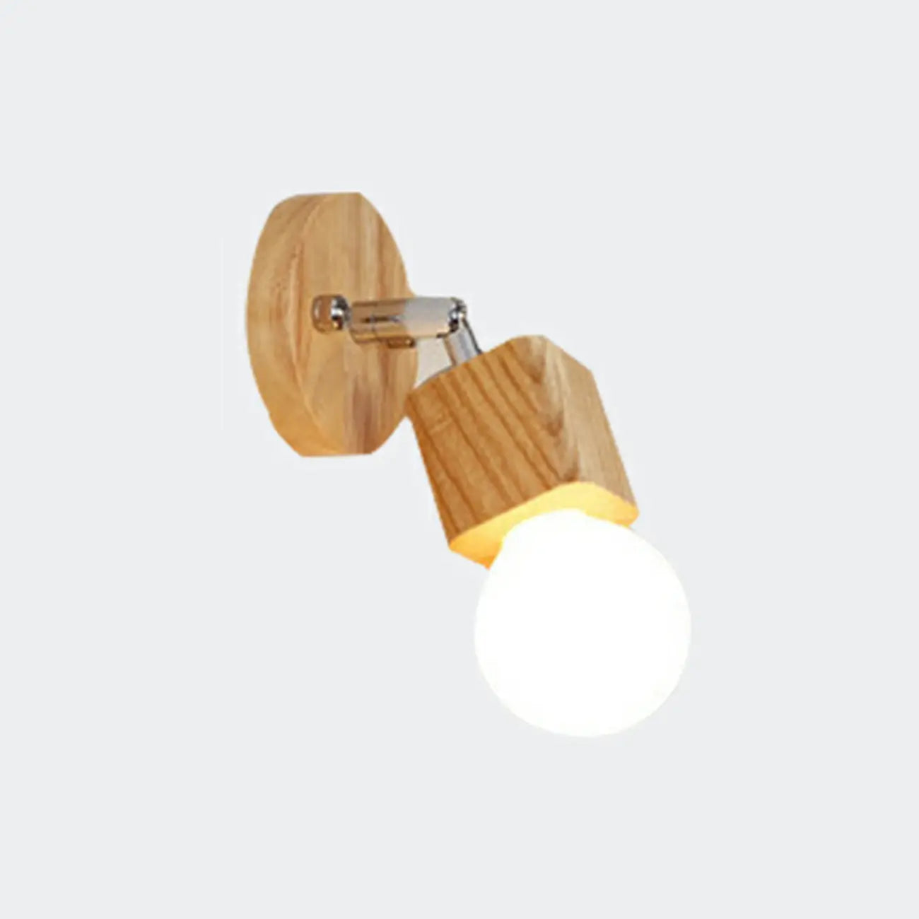 Applique murale moderne en bois à 3 lumières LED linéaires