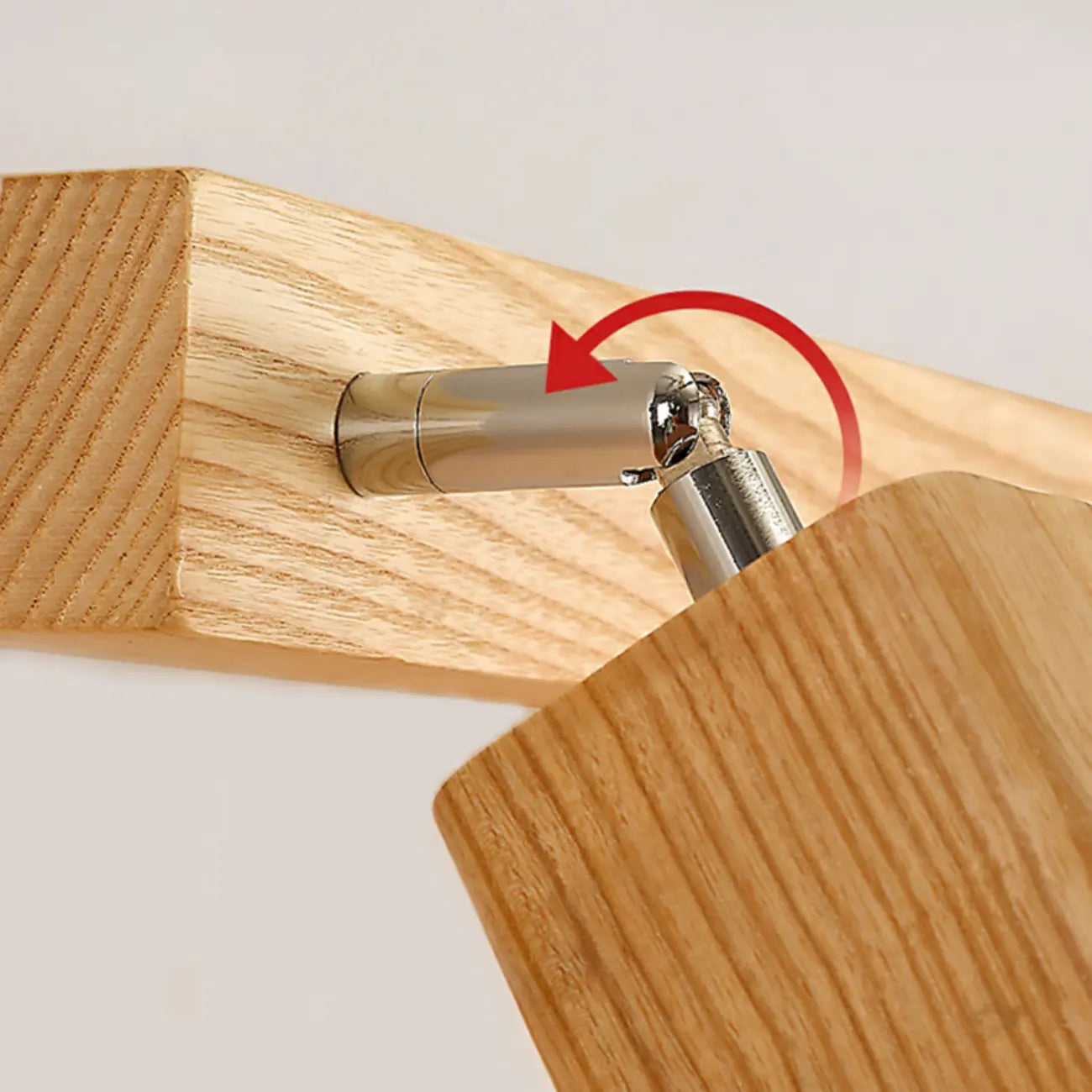 Applique murale moderne en bois à 3 lumières LED linéaires