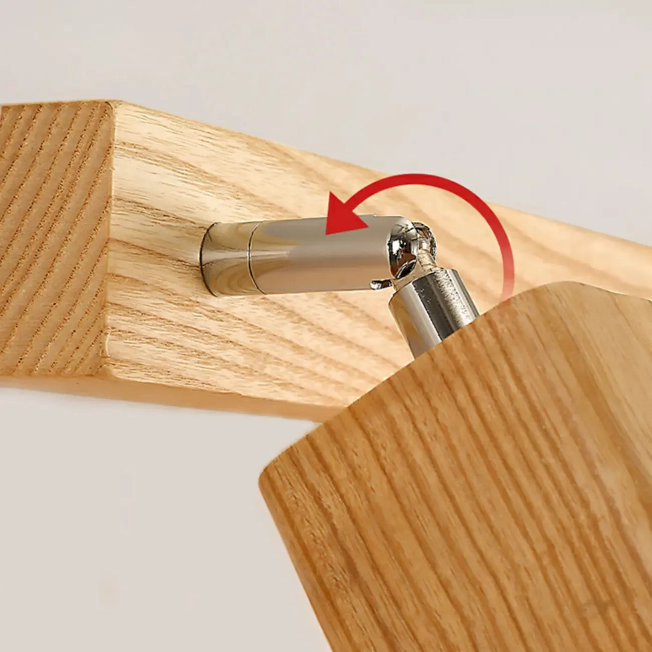 Applique murale moderne en bois à 3 lumières LED linéaires