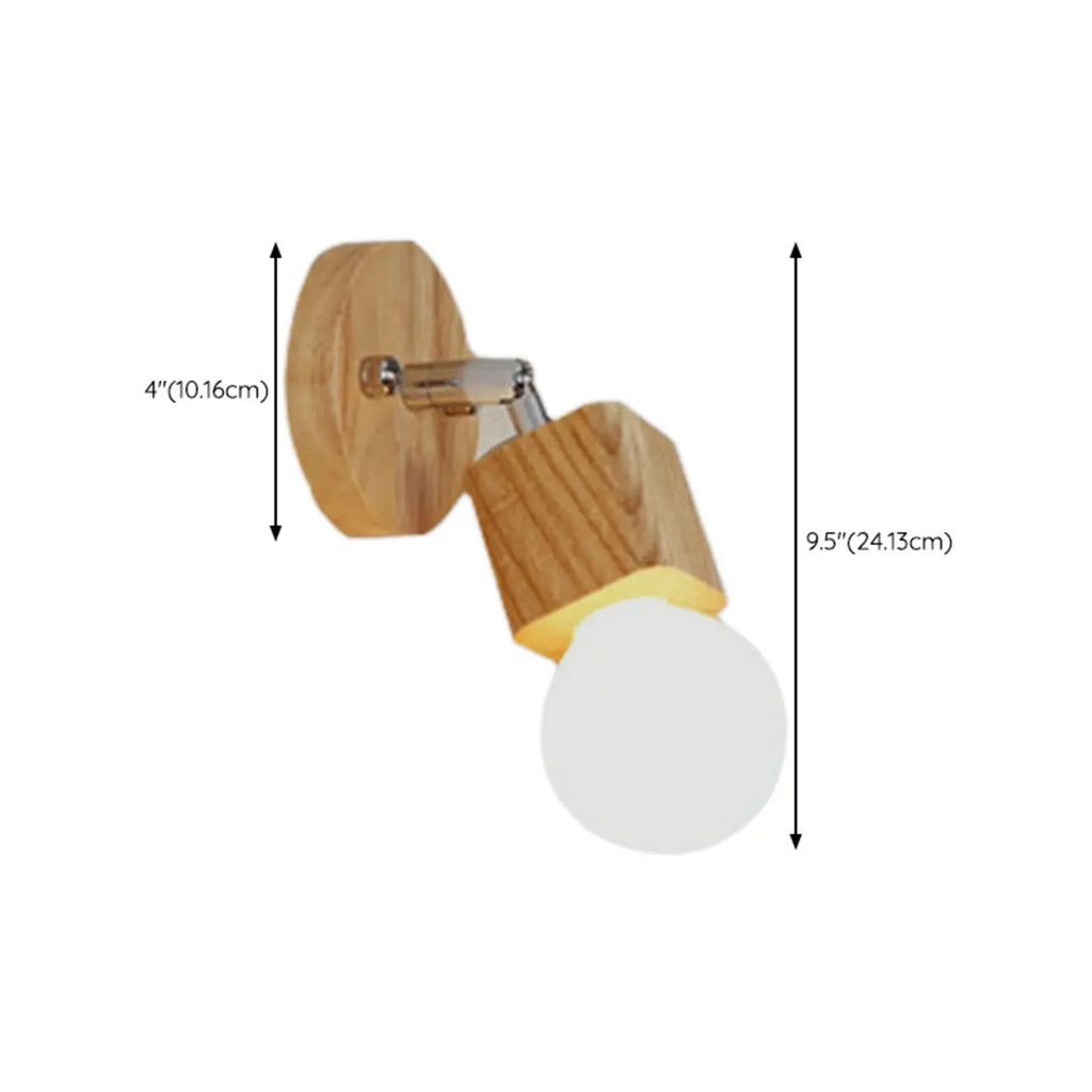 Applique murale moderne en bois à 3 lumières LED linéaires