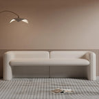 Banc de chambre moderne rembourré en cuir véritable