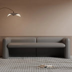 Banc de chambre moderne rembourré en cuir véritable