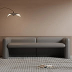 Banc de chambre moderne rembourré en cuir véritable