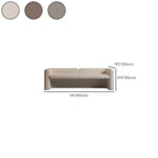 Banc de chambre moderne rembourré en cuir véritable