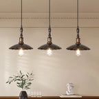 Suspension moderne rustique marron réglable pour îlot de cuisine