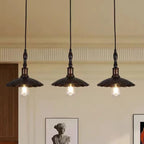 Suspension moderne rustique marron réglable pour îlot de cuisine