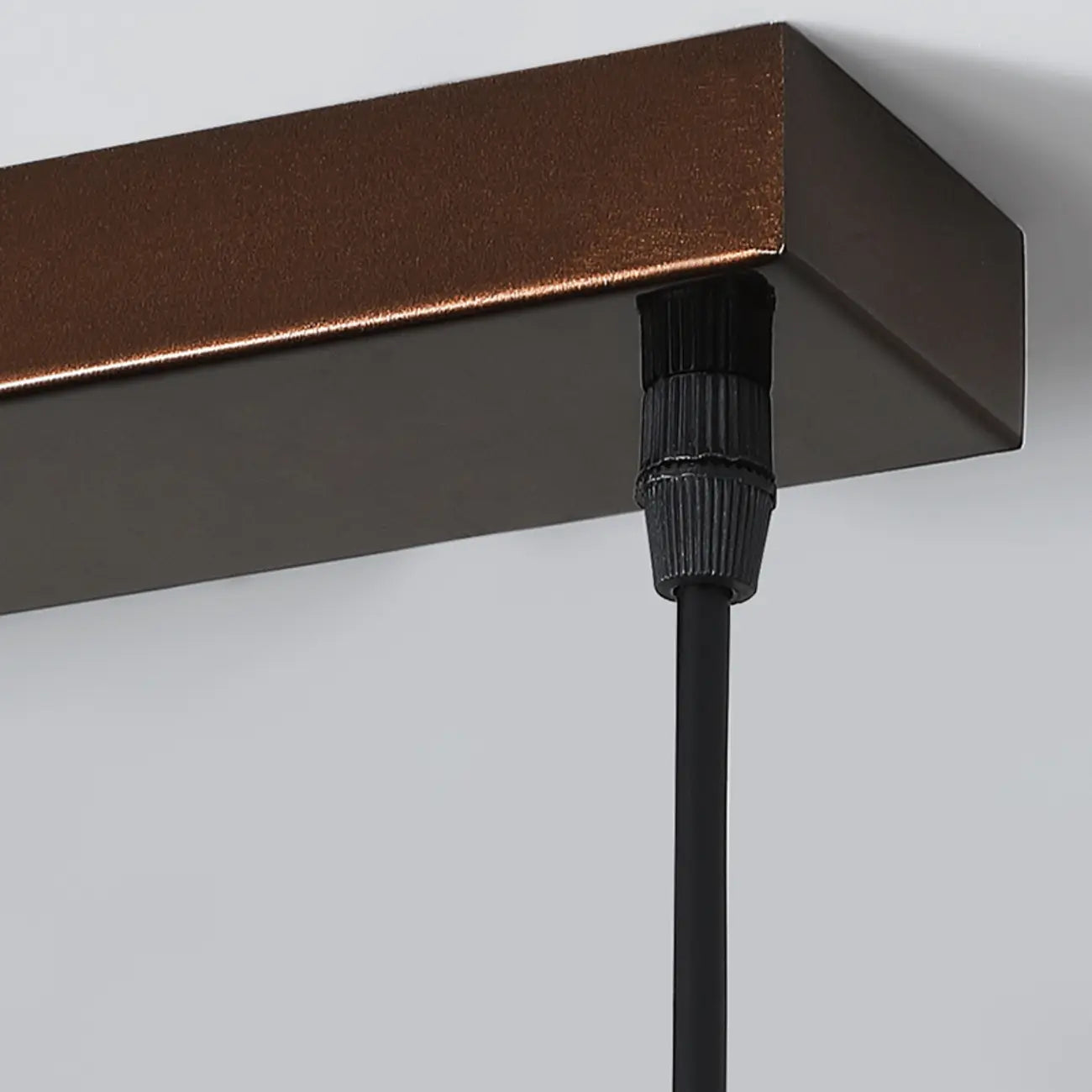 Suspension moderne rustique marron réglable pour îlot de cuisine