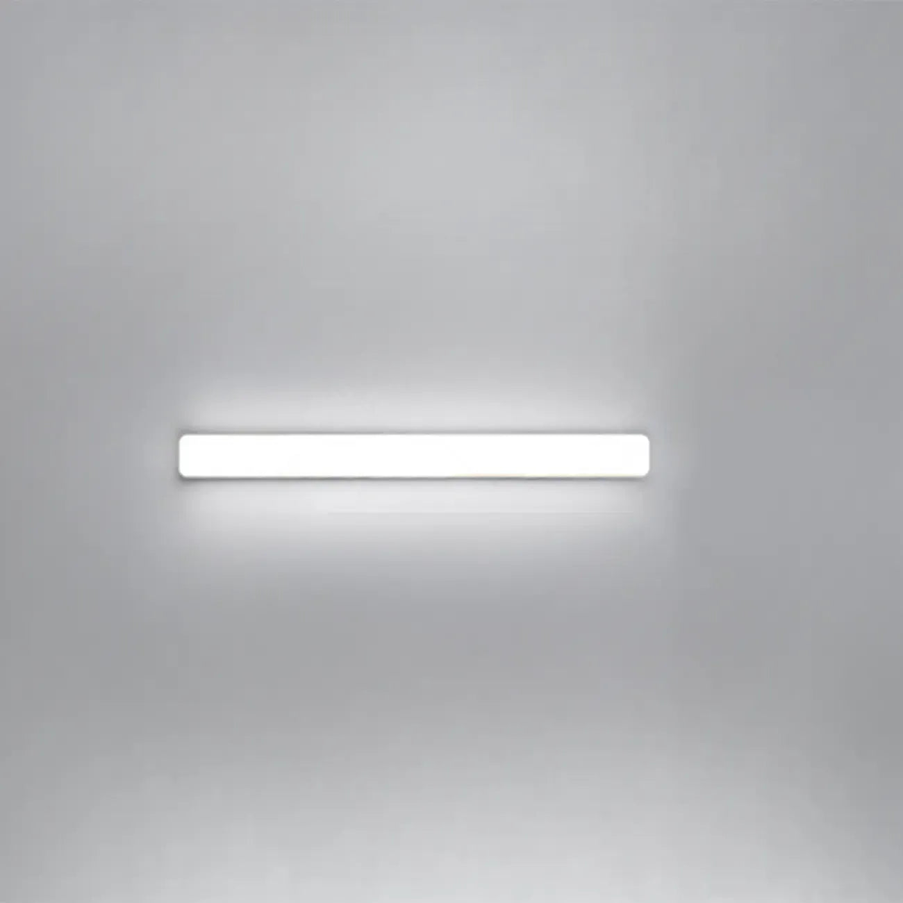 Applique murale LED Glam Tube avec abat-jour en plastique pour salle de bain