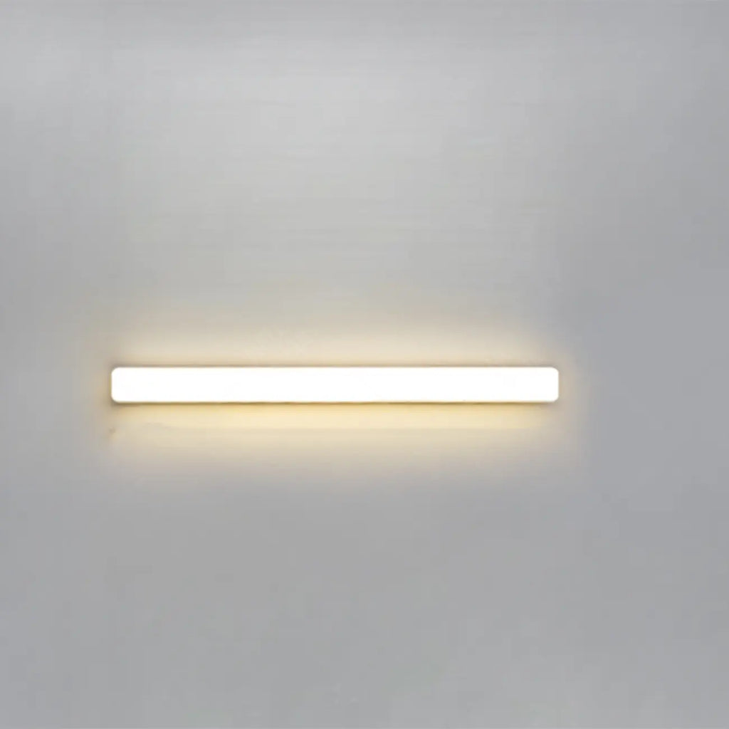 Applique murale LED Glam Tube avec abat-jour en plastique pour salle de bain