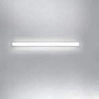 Applique murale LED Glam Tube avec abat-jour en plastique pour salle de bain