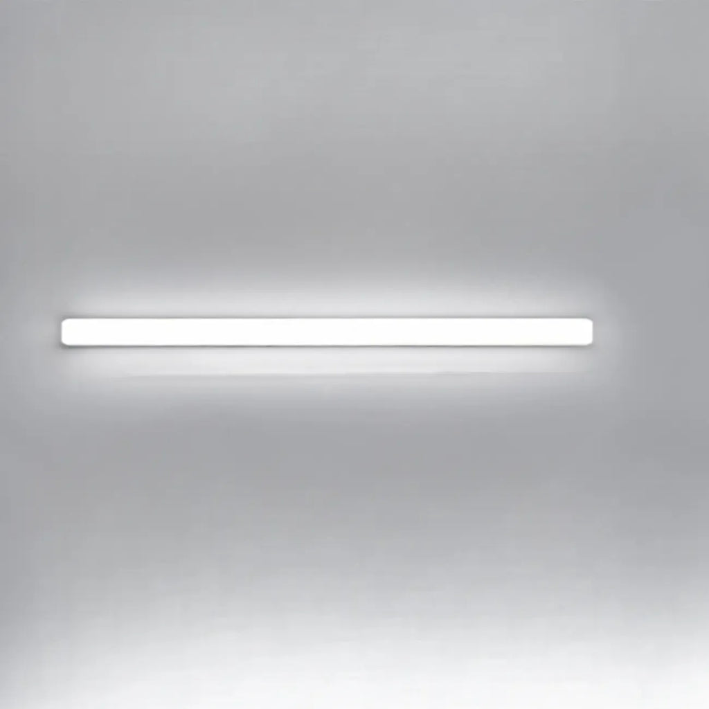 Applique murale LED Glam Tube avec abat-jour en plastique pour salle de bain