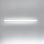Applique murale LED Glam Tube avec abat-jour en plastique pour salle de bain