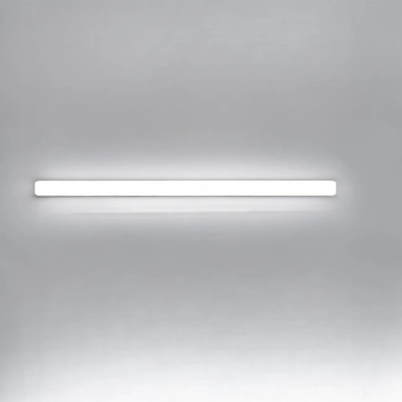 Applique murale LED Glam Tube avec abat-jour en plastique pour salle de bain