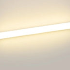 Applique murale LED Glam Tube avec abat-jour en plastique pour salle de bain