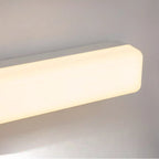 Applique murale LED Glam Tube avec abat-jour en plastique pour salle de bain