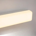 Applique murale LED Glam Tube avec abat-jour en plastique pour salle de bain