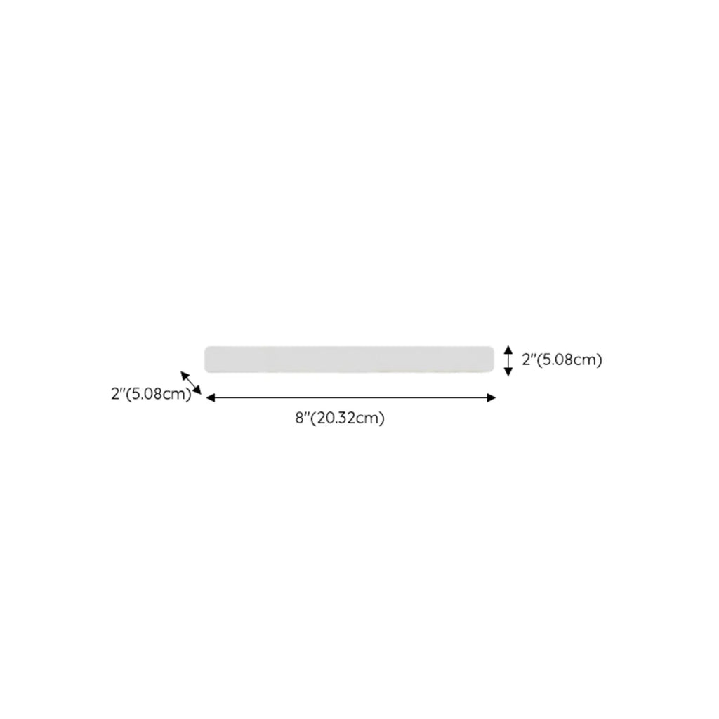 Applique murale LED Glam Tube avec abat-jour en plastique pour salle de bain