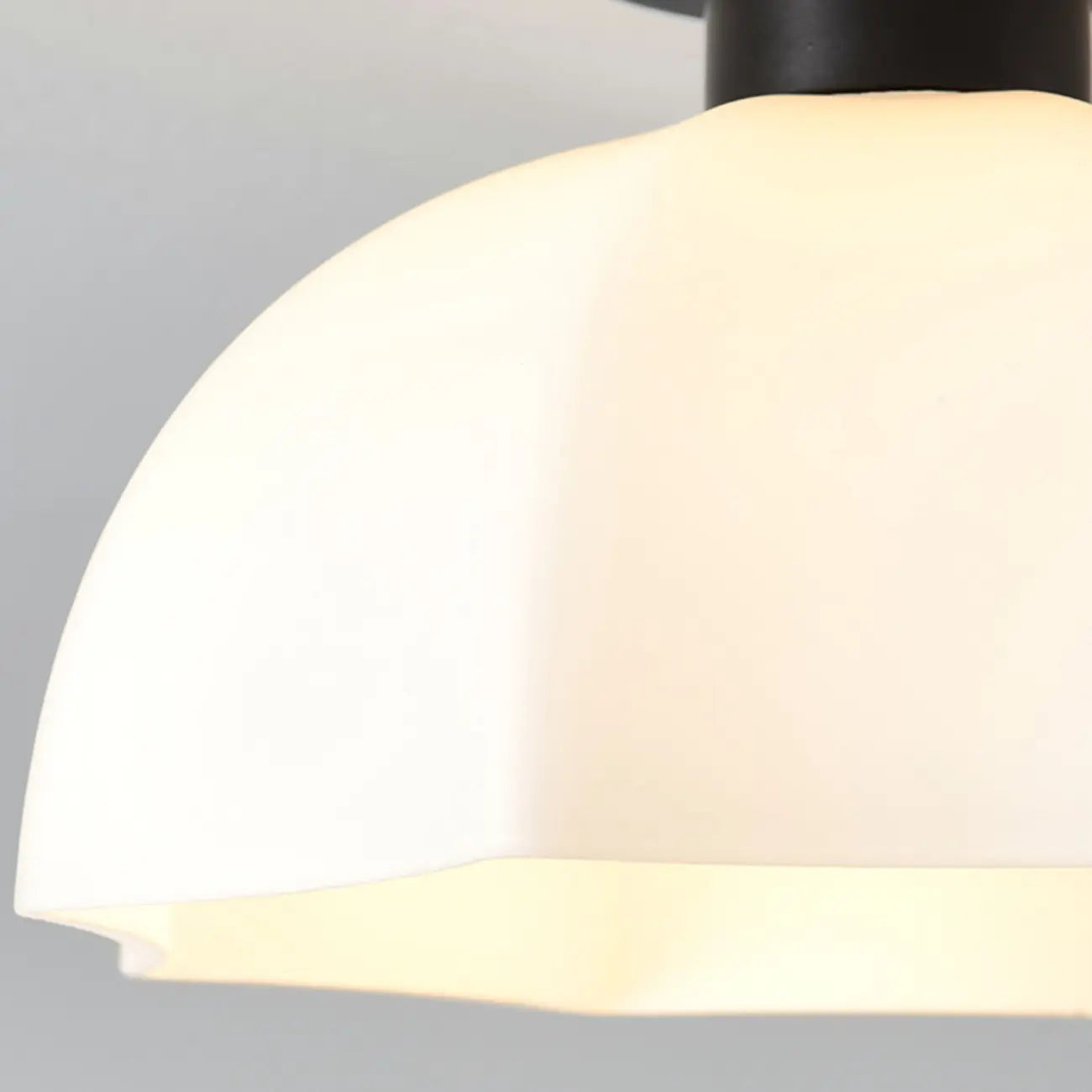 Plafonnier semi-encastré moderne en métal à motif losange pour couloir