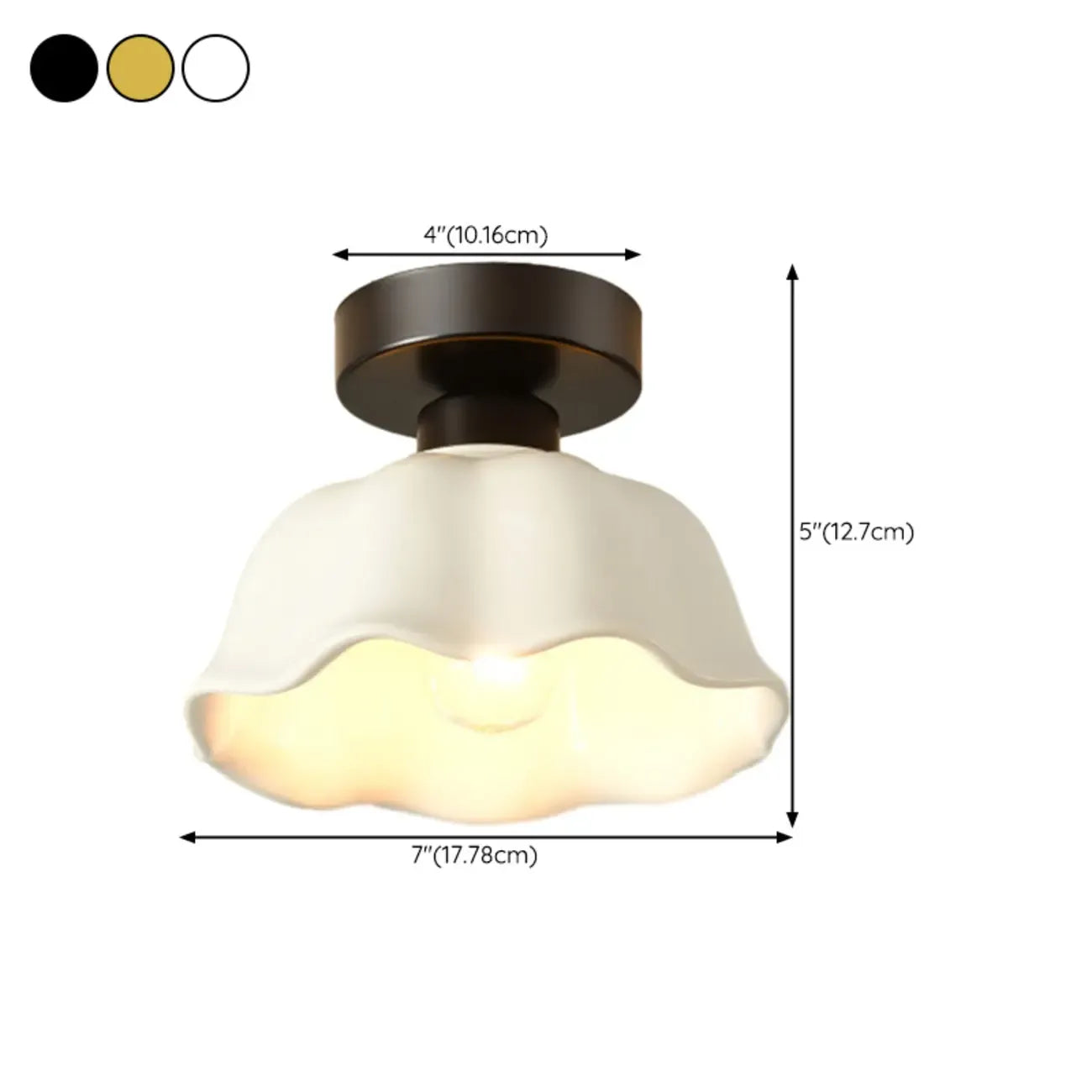 Plafonnier semi-encastré moderne en métal à motif losange pour couloir
