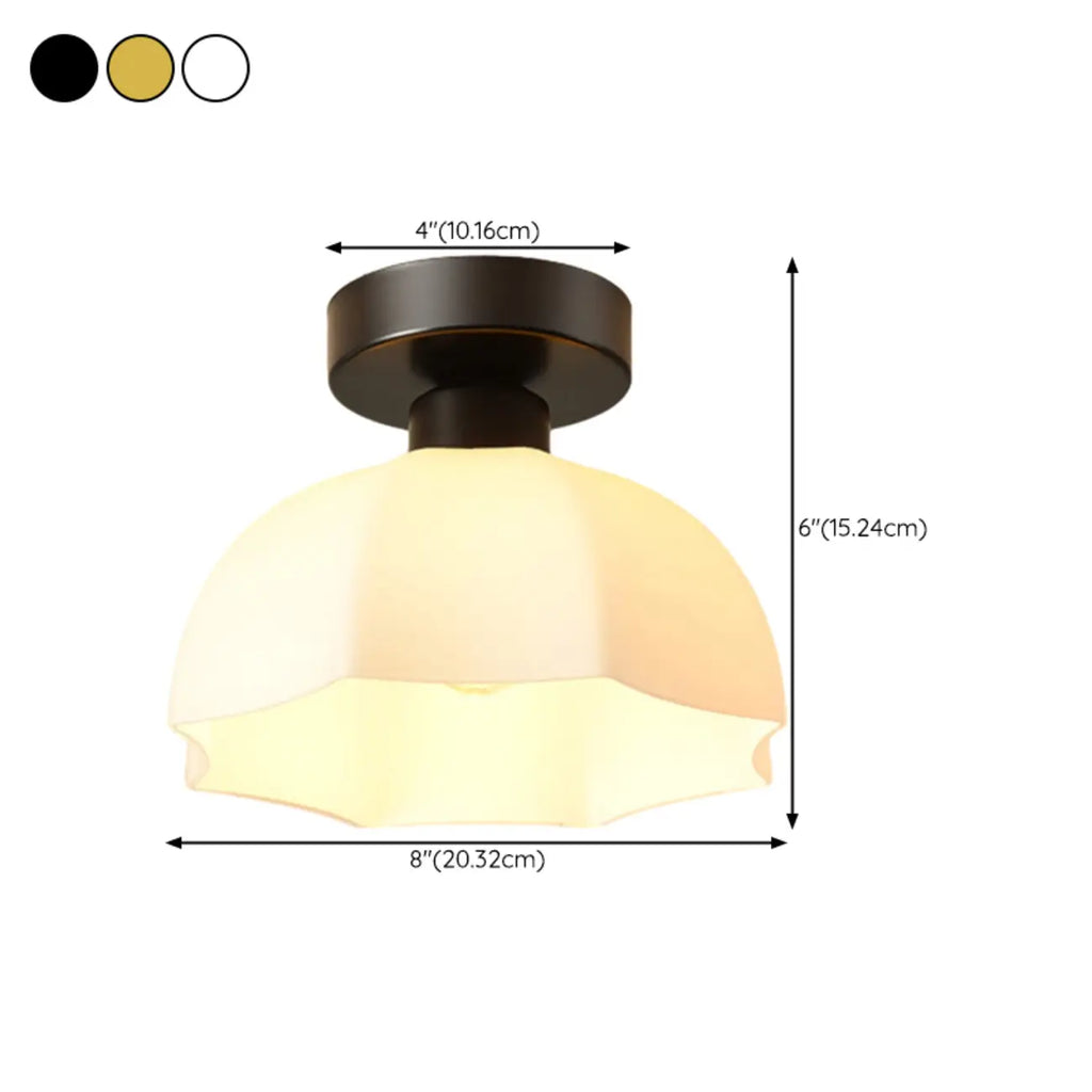 Plafonnier semi-encastré moderne en métal à motif losange pour couloir