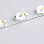Plafonnier LED encastré en bois de noyer à motif floral