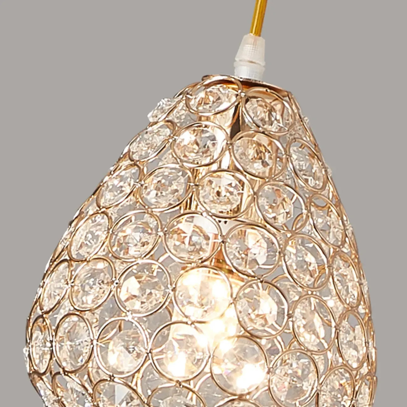 Suspension moderne à 3 lumières en chrome et cristal pour îlot de cuisine
