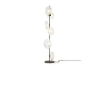 Lampadaire LED moderne en verre prismatique à brancher pour salon