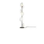 Lampadaire LED moderne en verre prismatique à brancher pour salon